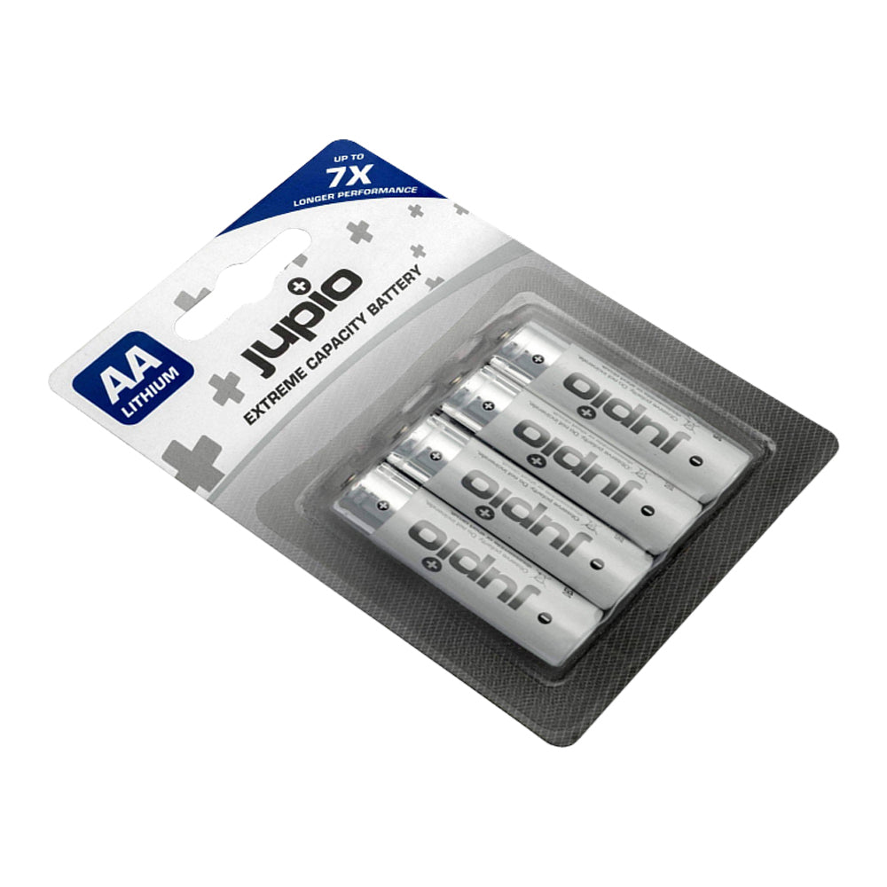 Jupio 4-Pack Non-Rechargeable Lithium Batteries AA VPE-12