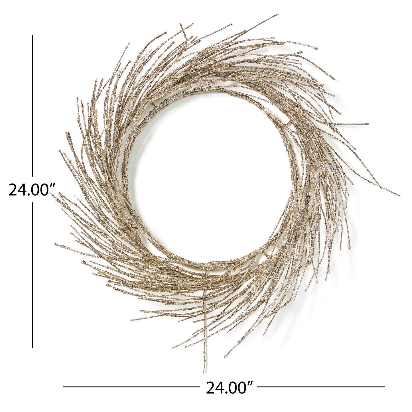 Solto 24" Paper Wreath with LED Lights