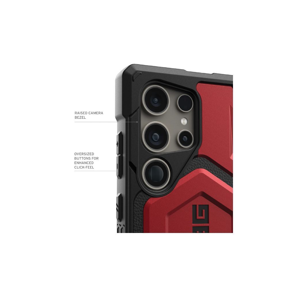 UAG Samsung S 2024 Case Large Monarch Pro (Crimson)