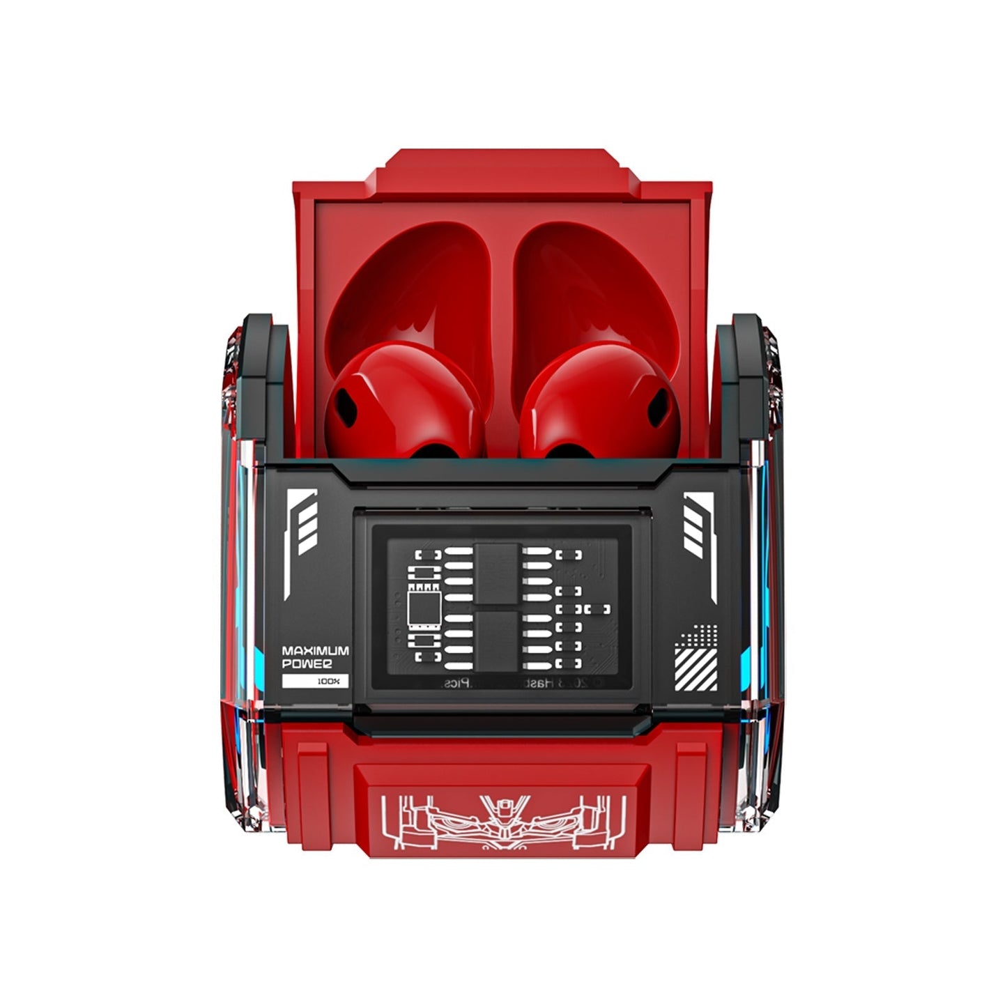 Transformers MG-C03 True Wireless Bluetooth Earbuds (Optimus Prime Red)
