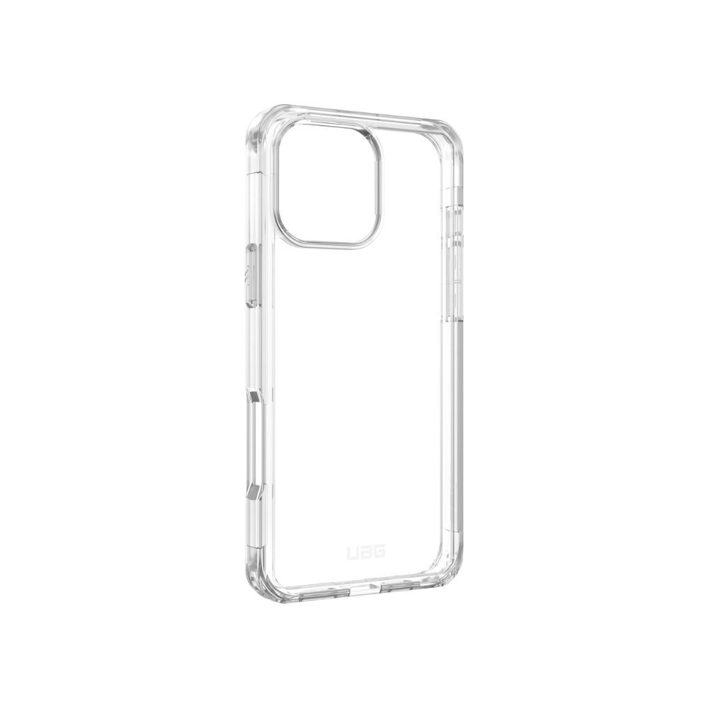 URBAN ARMOR GEAR Plyo Case for iPhone 16 Pro Max, Drop-Resistant, Wireless Charging (Clear)