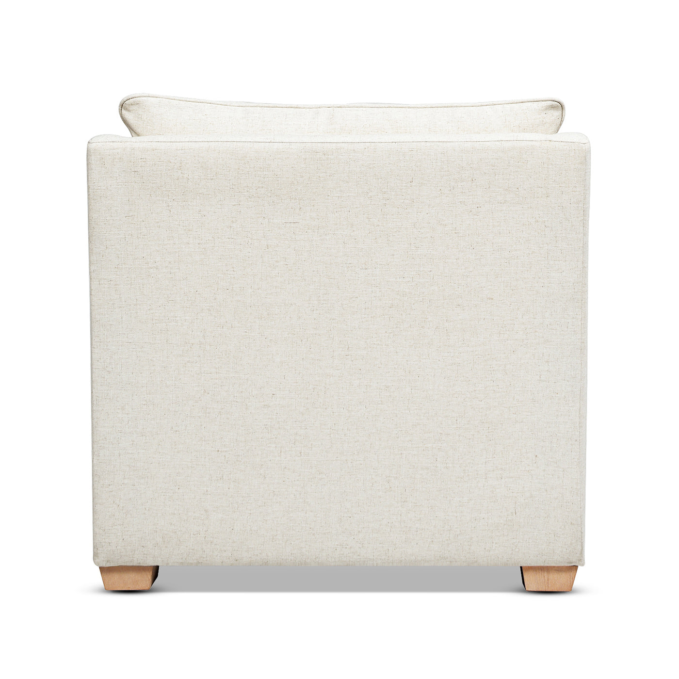 Citadell 38" Upholstered Accent Chair with Lumbar Pillow and Flared Arms