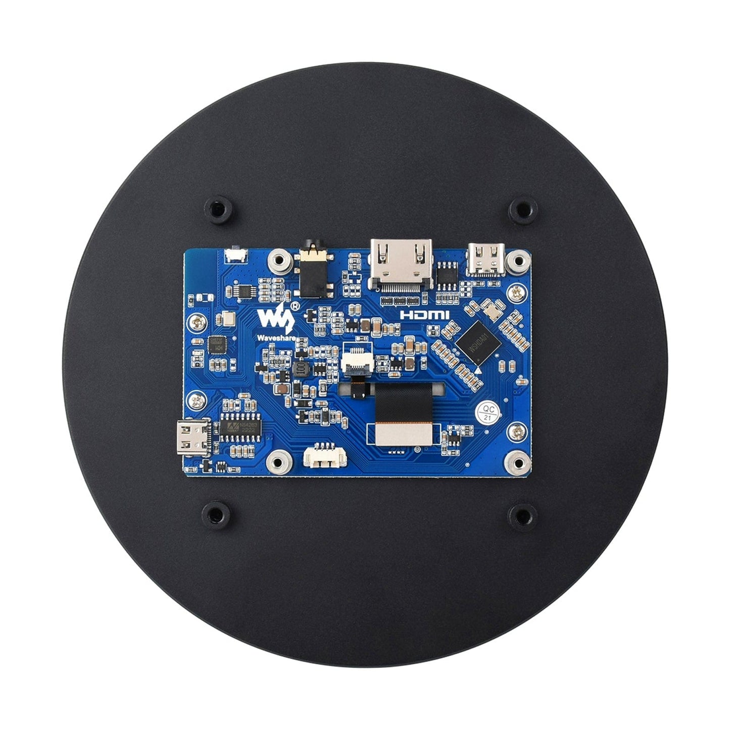 5" Round IPS HDMI Touch Display for Raspberry Pi (1080x1080)
