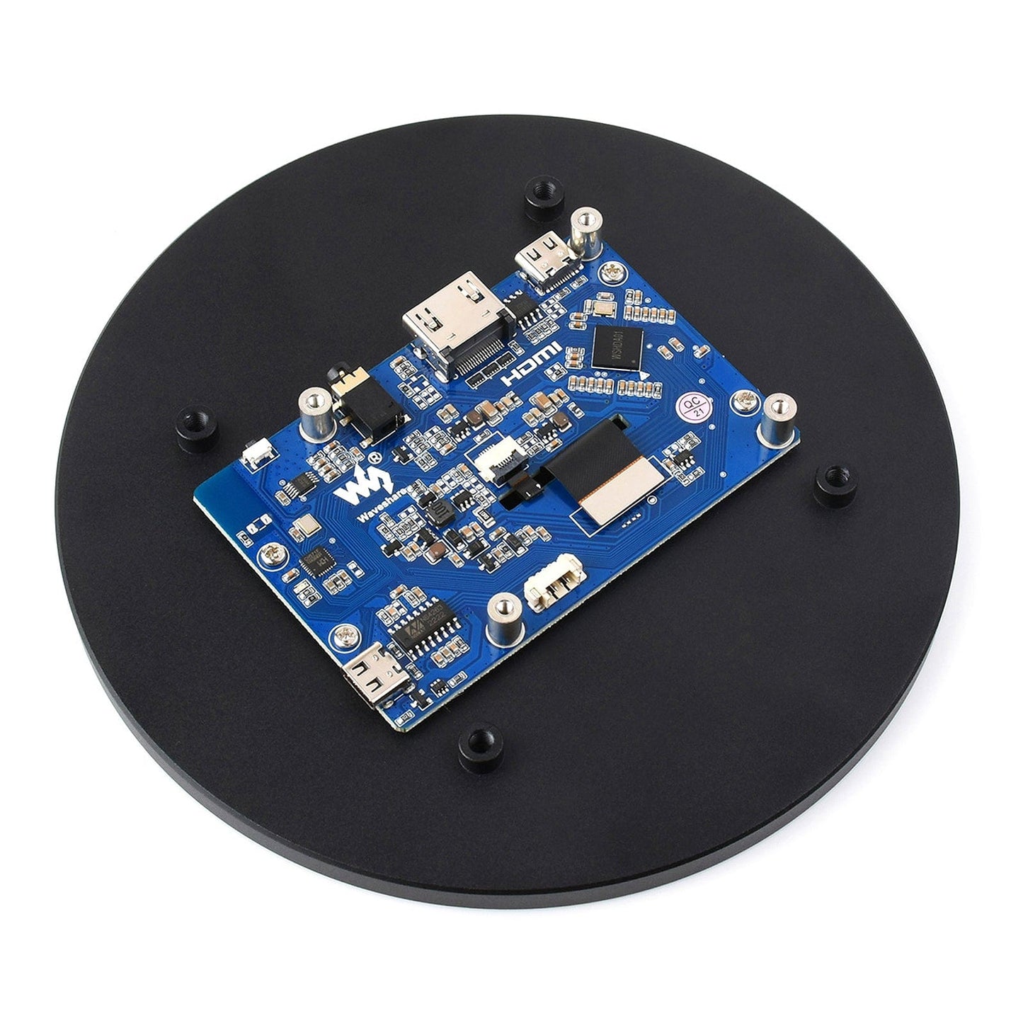 5" Round IPS HDMI Touch Display for Raspberry Pi (1080x1080)