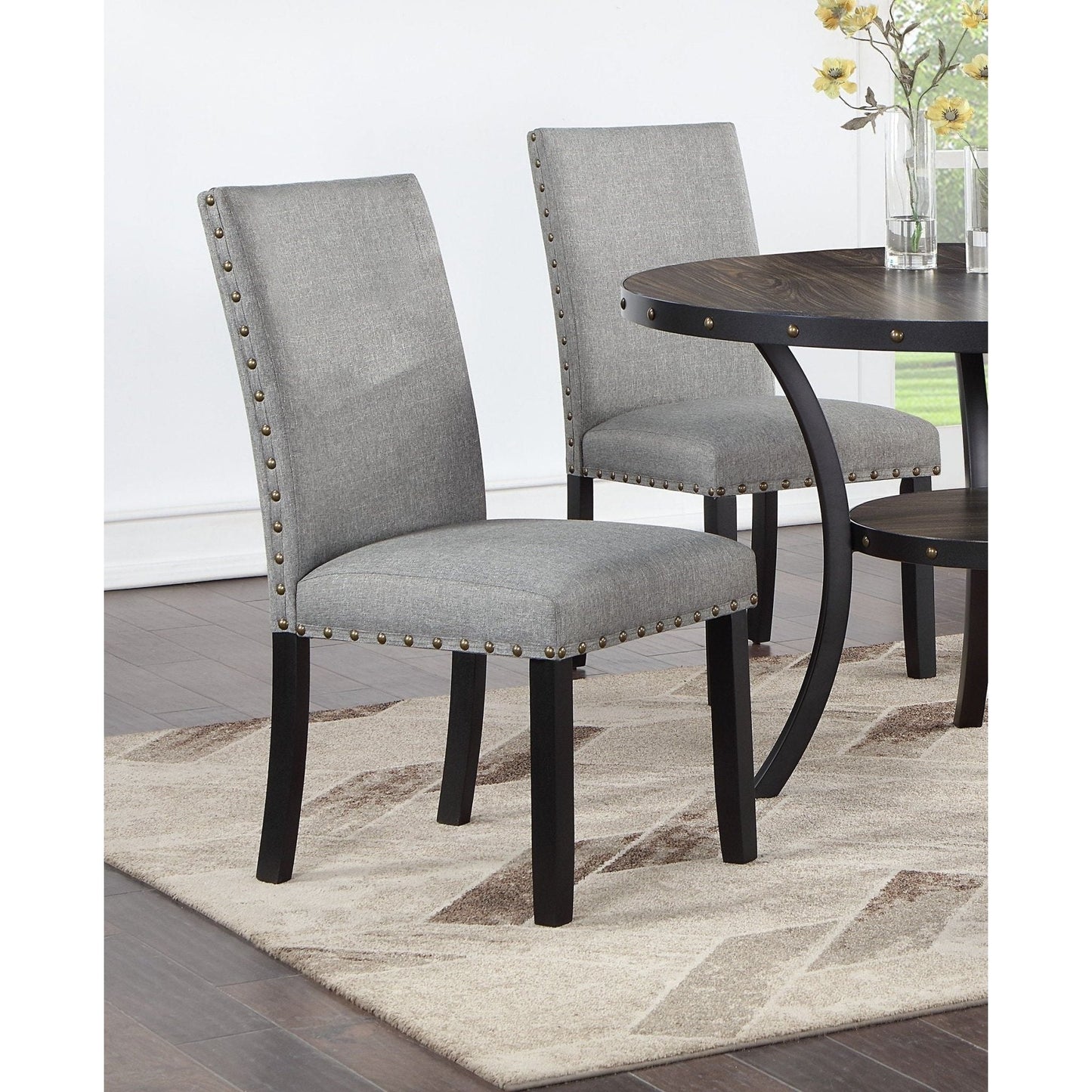 5 Piece Dining Table Set with 4 Side Chairs