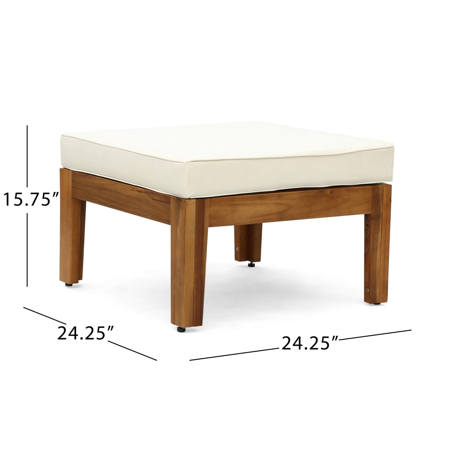 5-Piece Outdoor Sofa Set with Coffee Table and Water-resistant Cushions