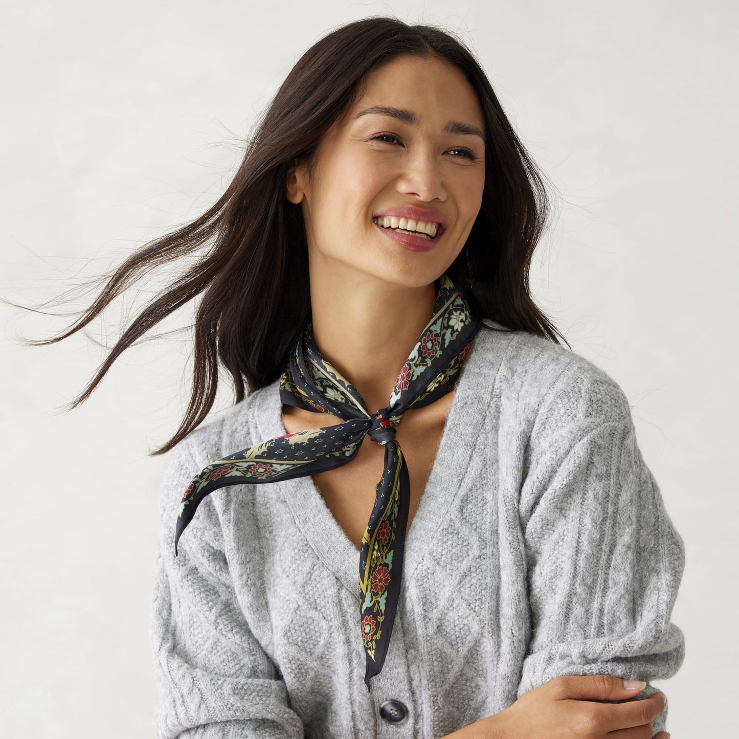 Diamond Silk Scarf