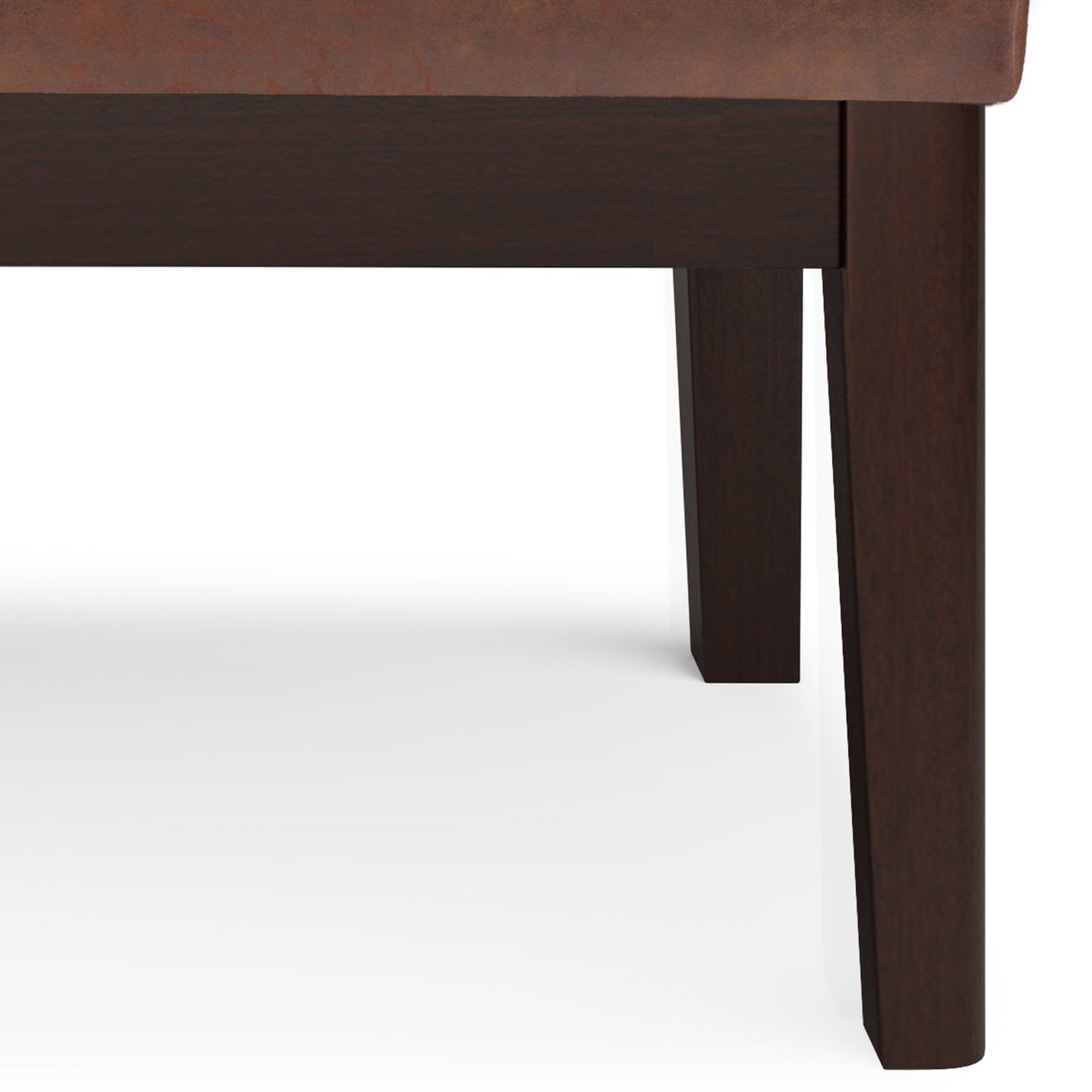 Veil 26.4" Ottoman Bench with Stitching Detail