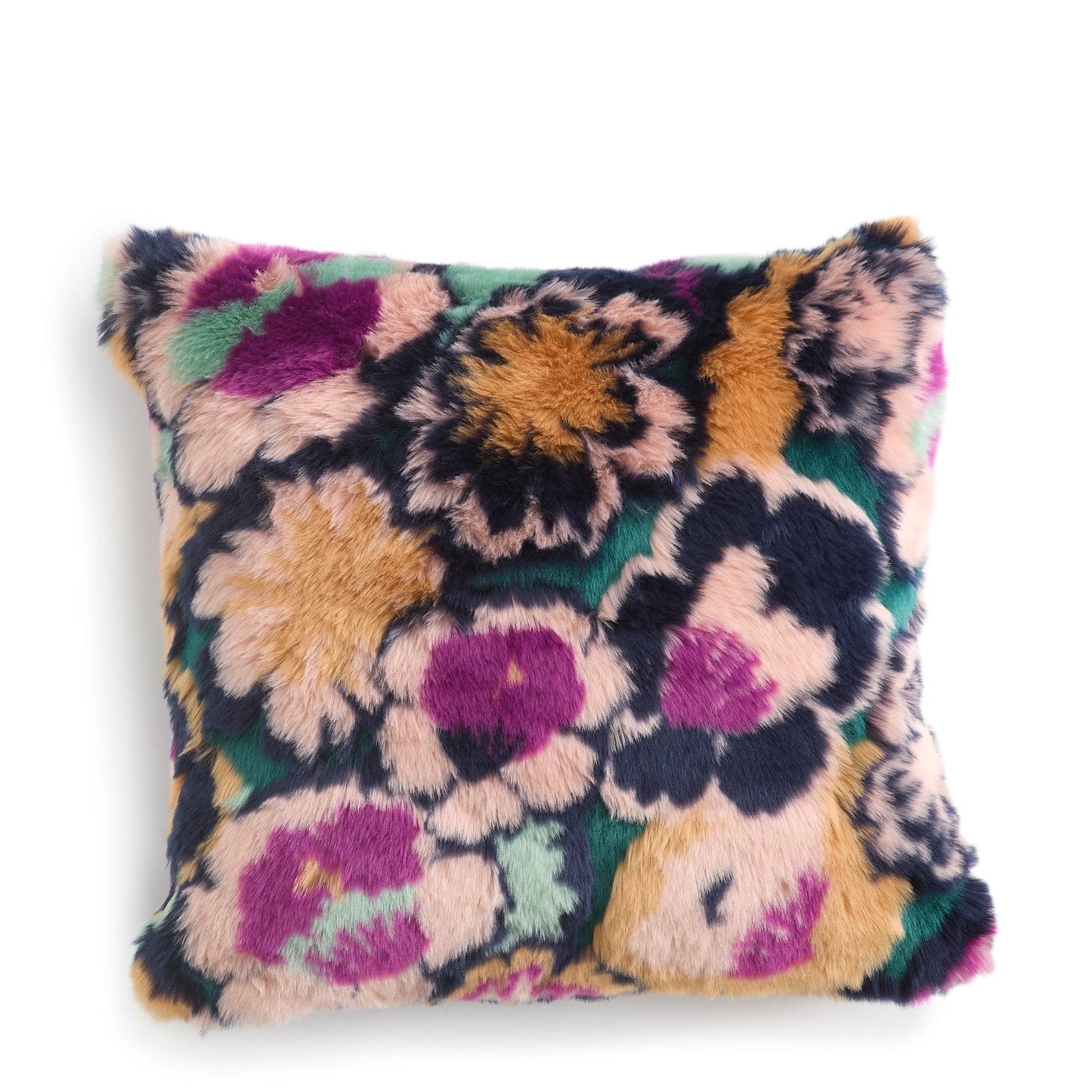 Faux Fur Throw Pillow