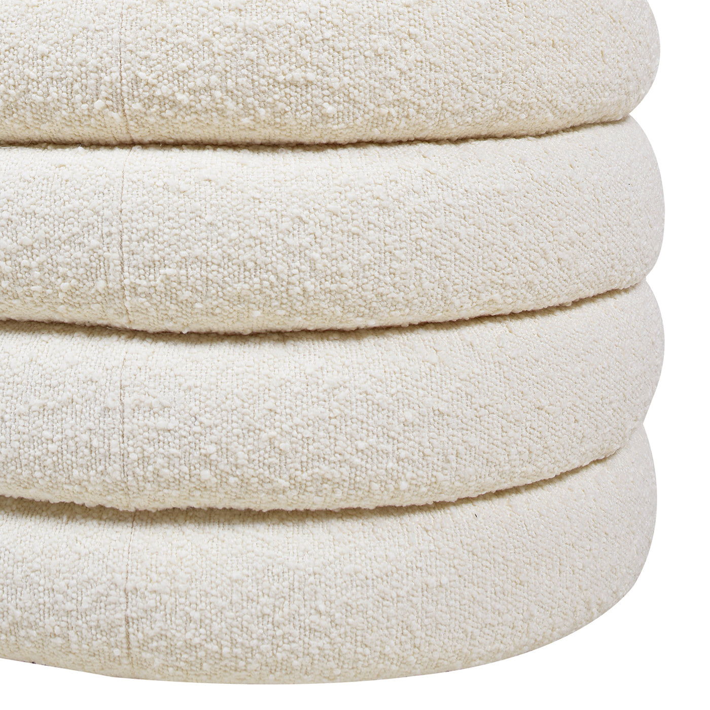 Capstone Oval Lid-Up Upholstered Storage Bench with Horizontal Tufting