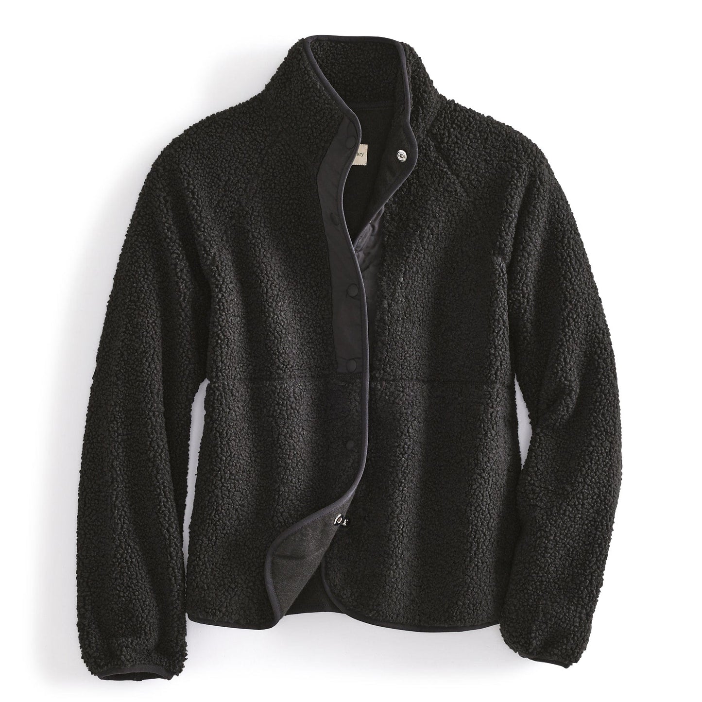 Teddy Fleece Full-Snap Jacket