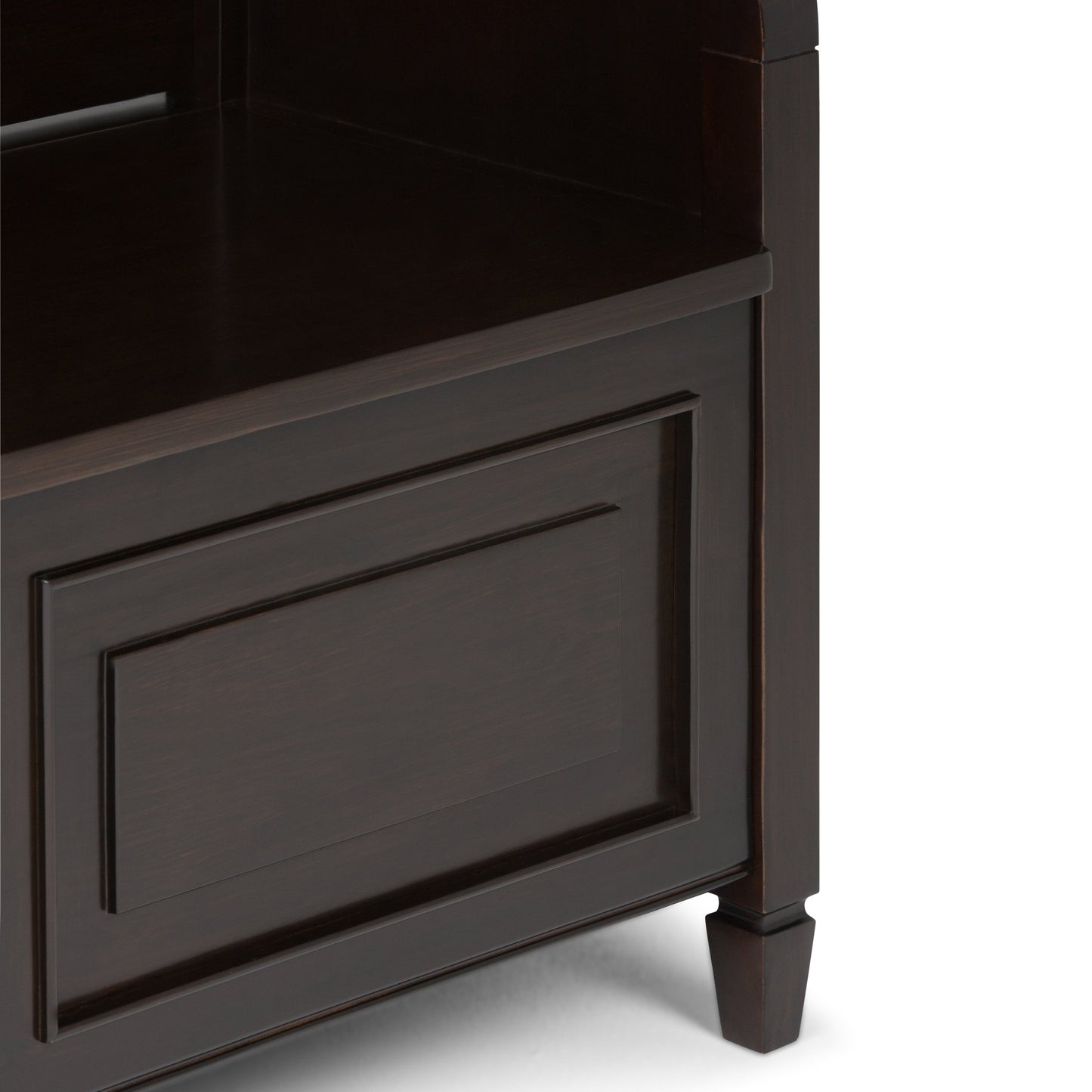 Lucidity Storage Bench with Lift-up Lids and Raised Panels