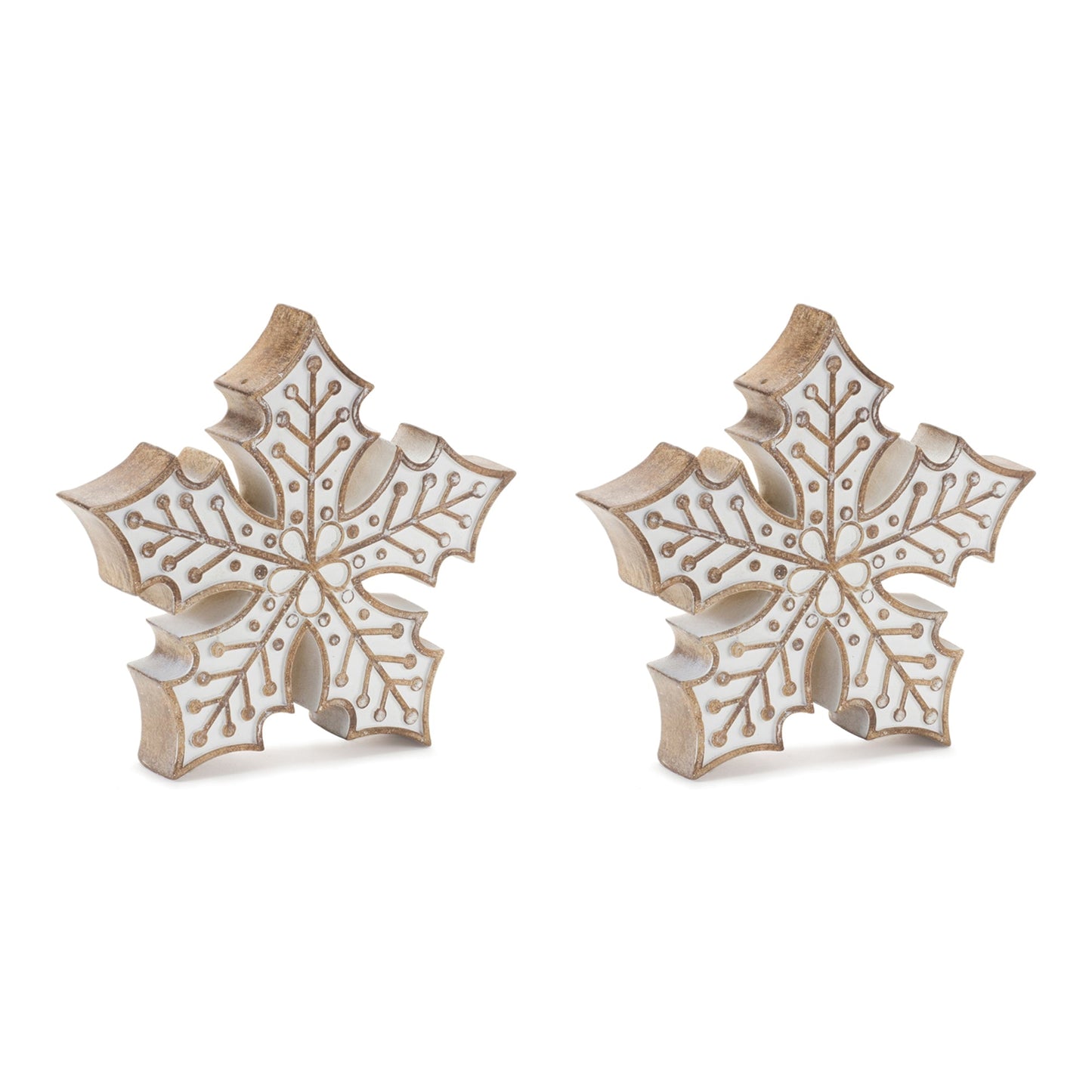 Tabletop Snowflake, Set of 2