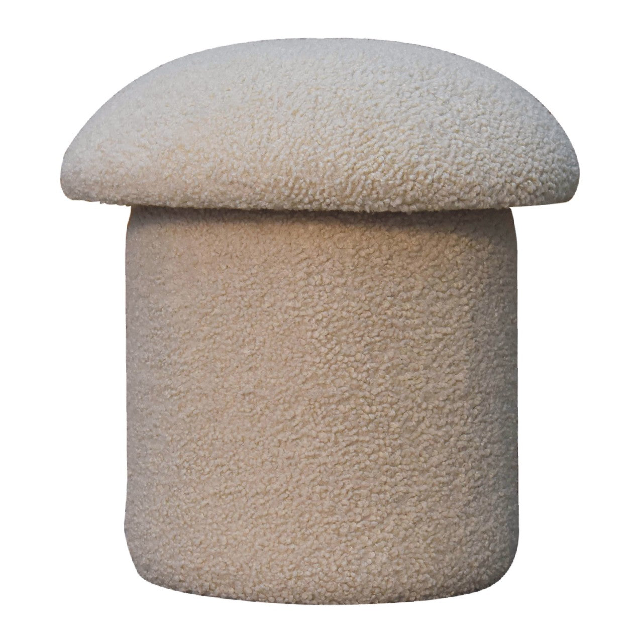 Mushroom Upholstered Footstool