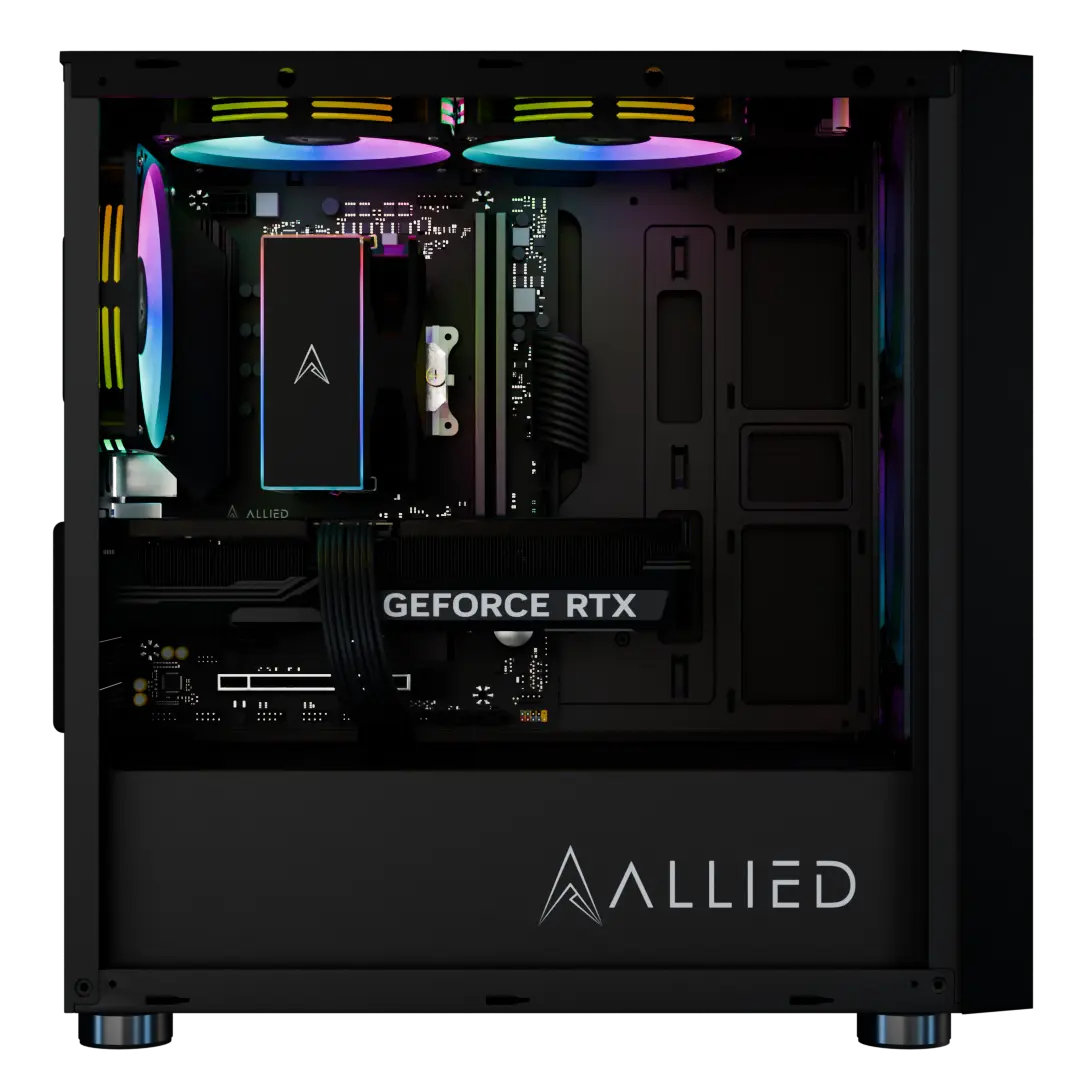 Allied Stinger RTX 4060 Ti | Intel Core i5-12400F Desktop Gaming PC (Black)