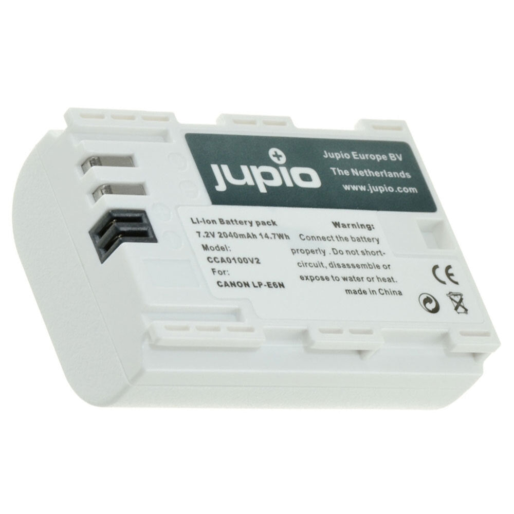 Jupio 2x Batteries 2040mAh & USB Dual Charger Kit For Canon LP-E6N Ultra