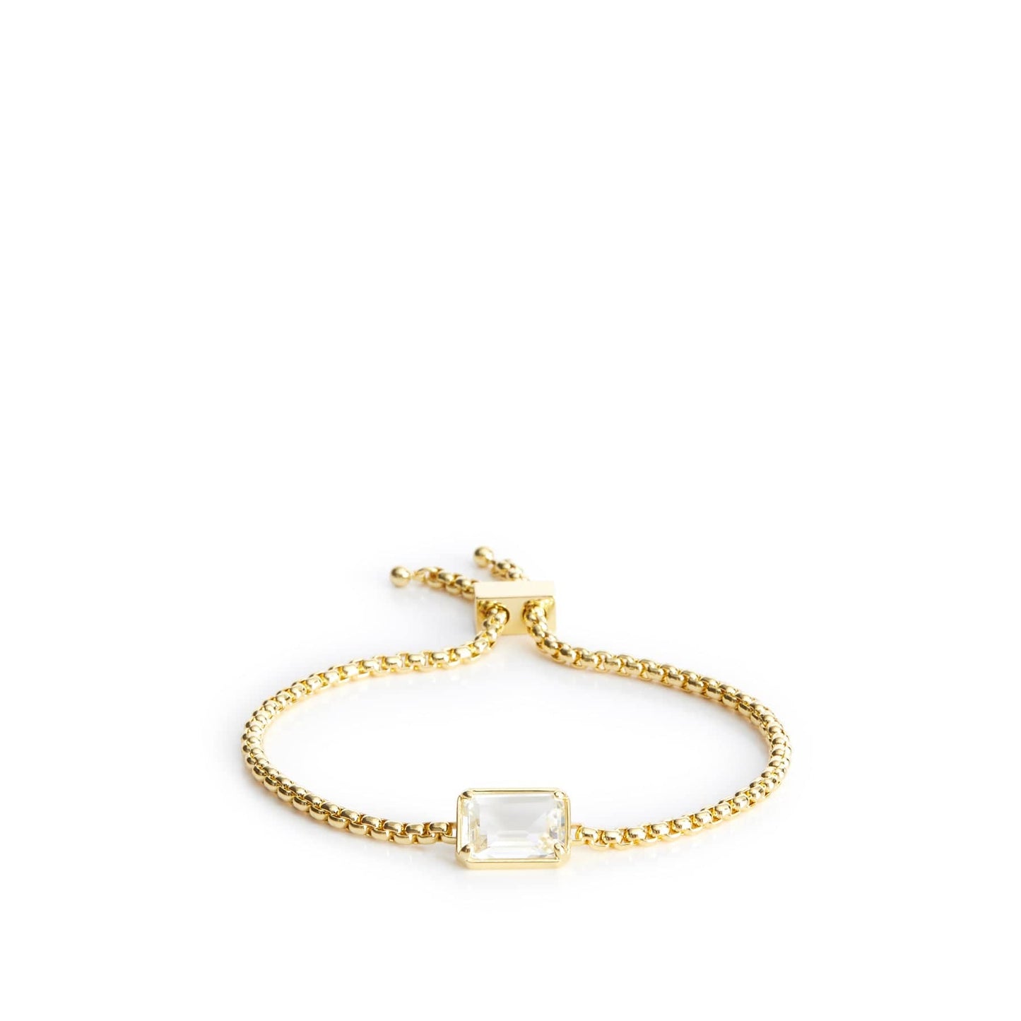 Gemstone Slide Bracelet