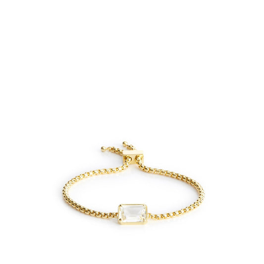Gemstone Slide Bracelet