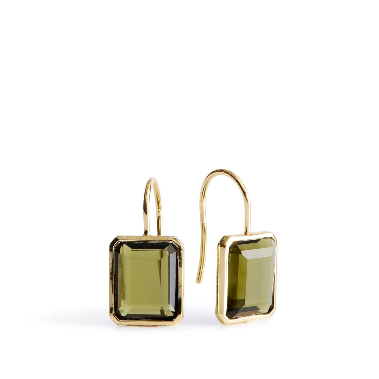 Gemstone Drop Earrings