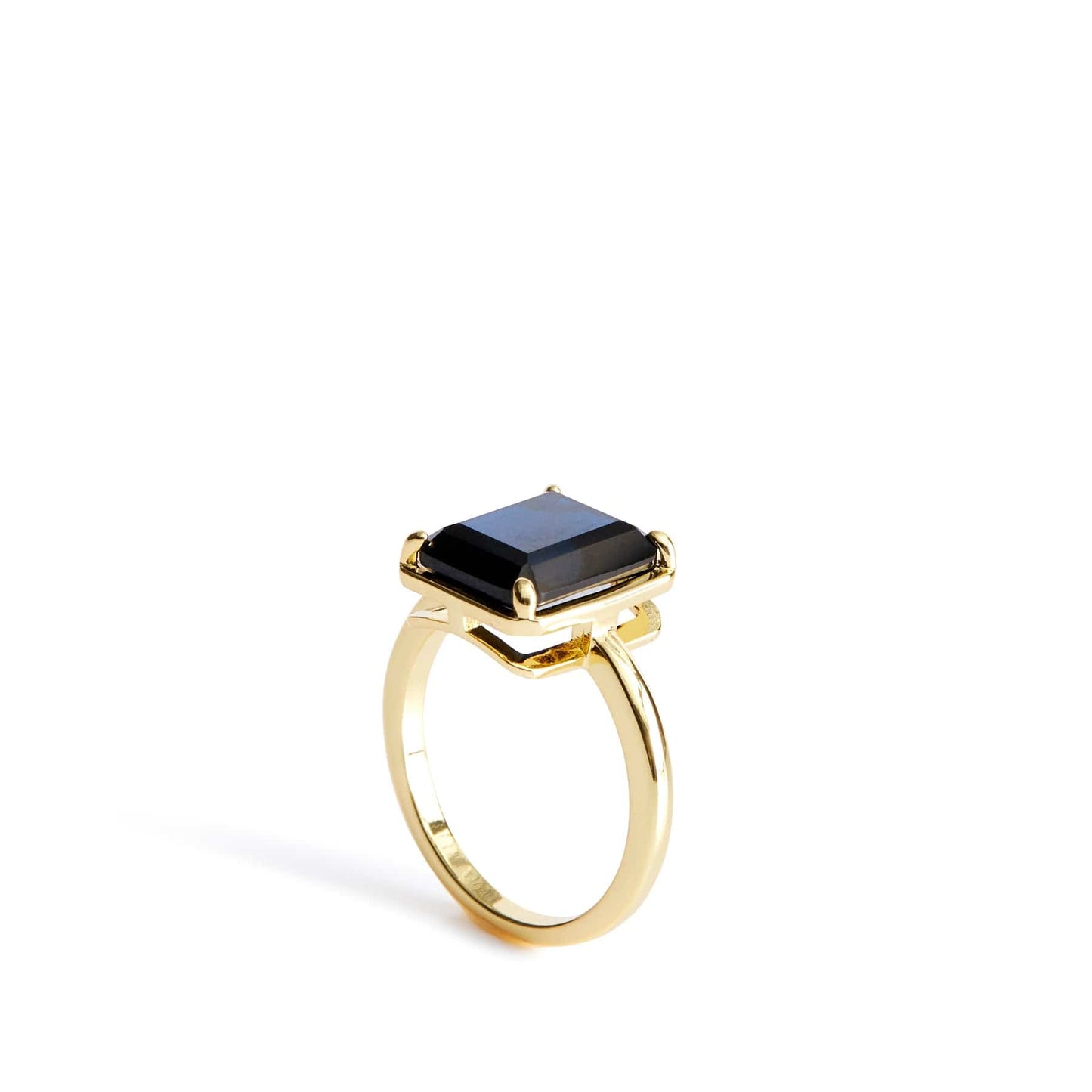 Emerald Cut Gemstone Ring