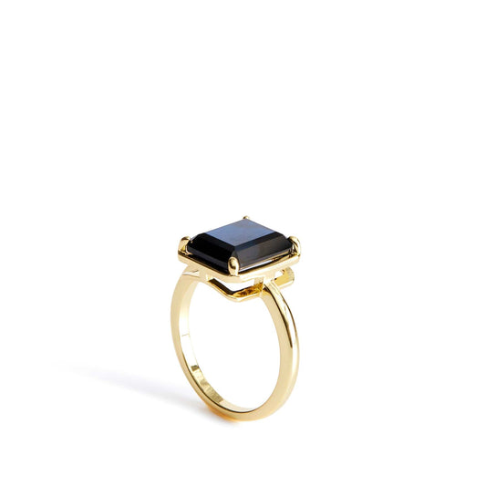 Emerald Cut Gemstone Ring
