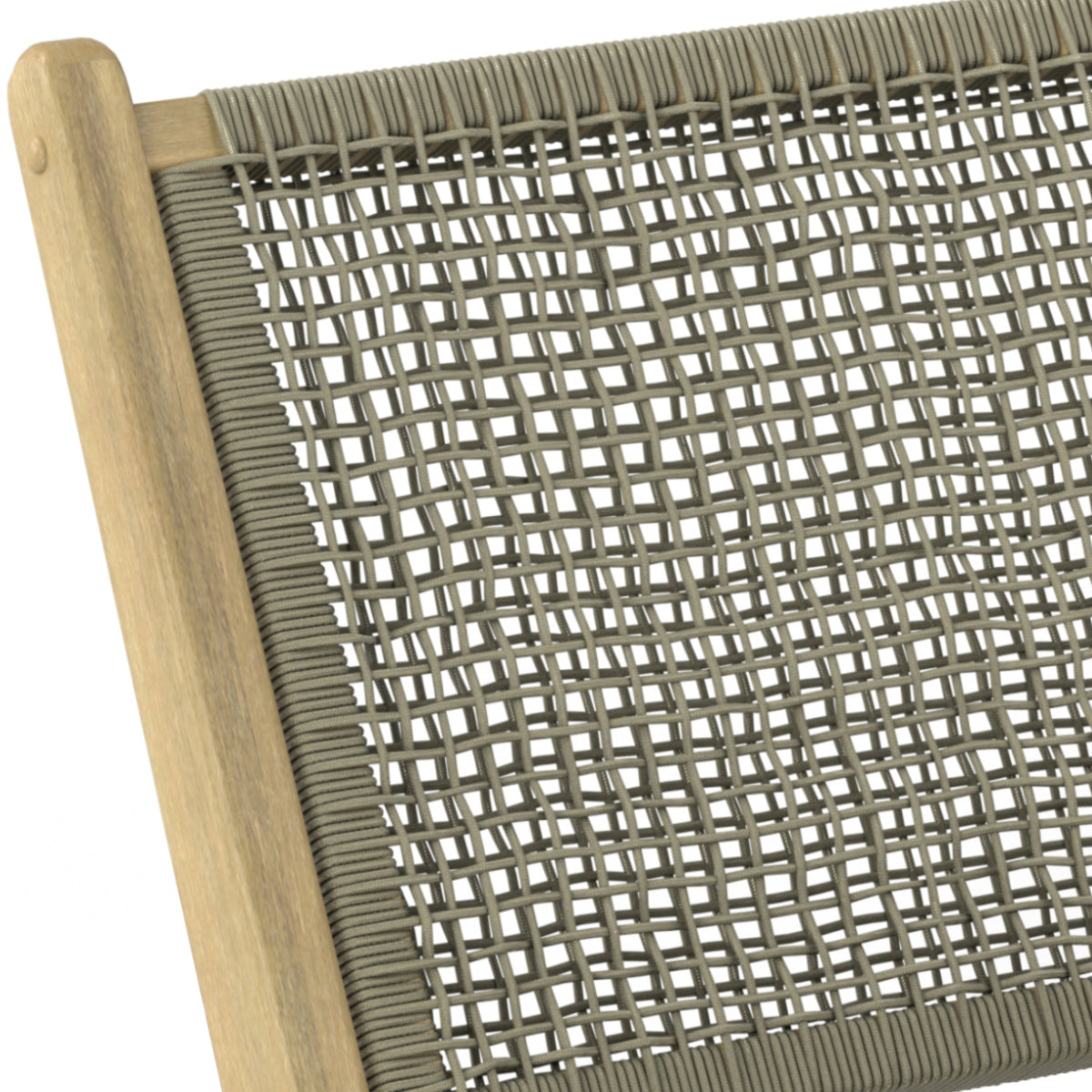 Outdoor Hand-Woven Rope Lounge Chair