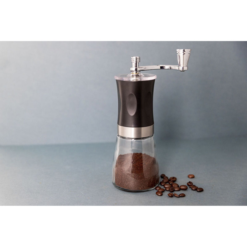 La Cafetiere 19.5cm Manual Stainless Steel Coffee Grinder Black - Small