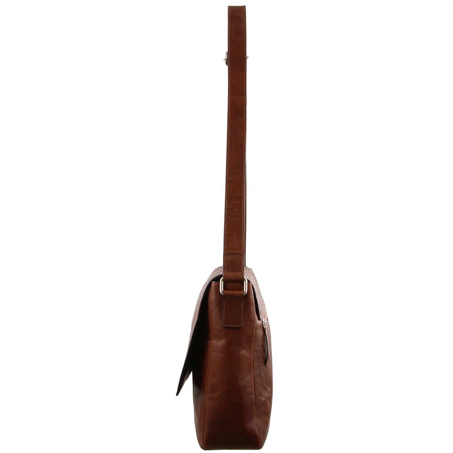 Pierre Cardin Rustic Leather 15" Laptop Bag (Chestnut)