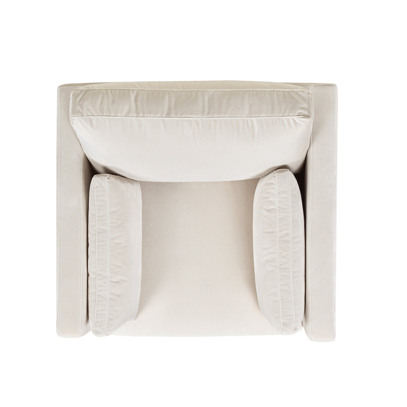 Contour Velvet Upholstered Accent Chair with Removable and Reversible Back