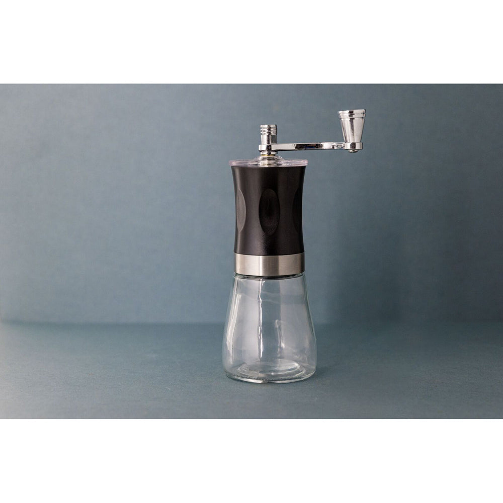 La Cafetiere 19.5cm Manual Stainless Steel Coffee Grinder Black - Small