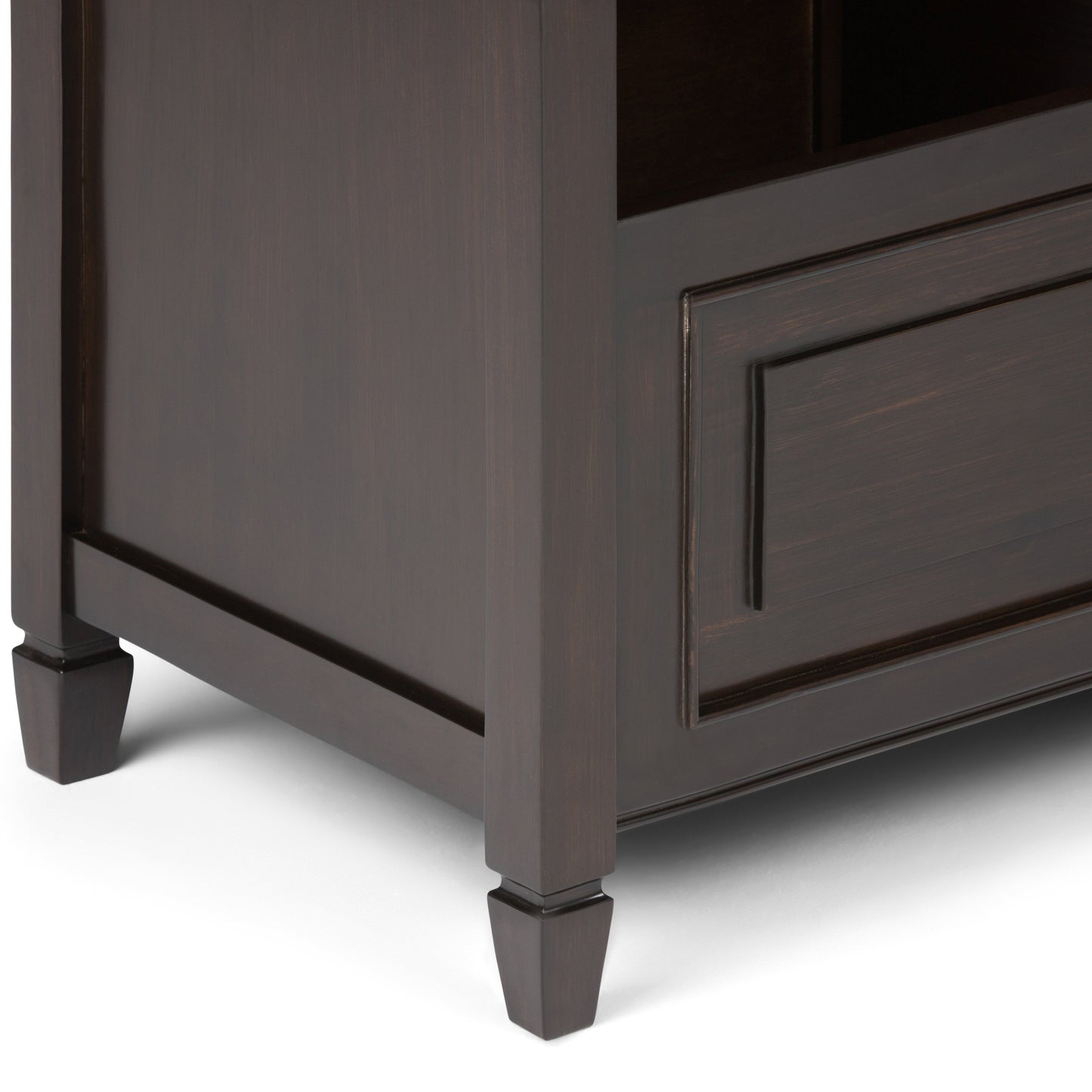 Lucidity Storage Bench with Lift-up Lids and Raised Panels