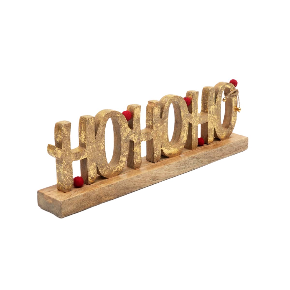 Ho Ho Ho Wooden Table Top Sign