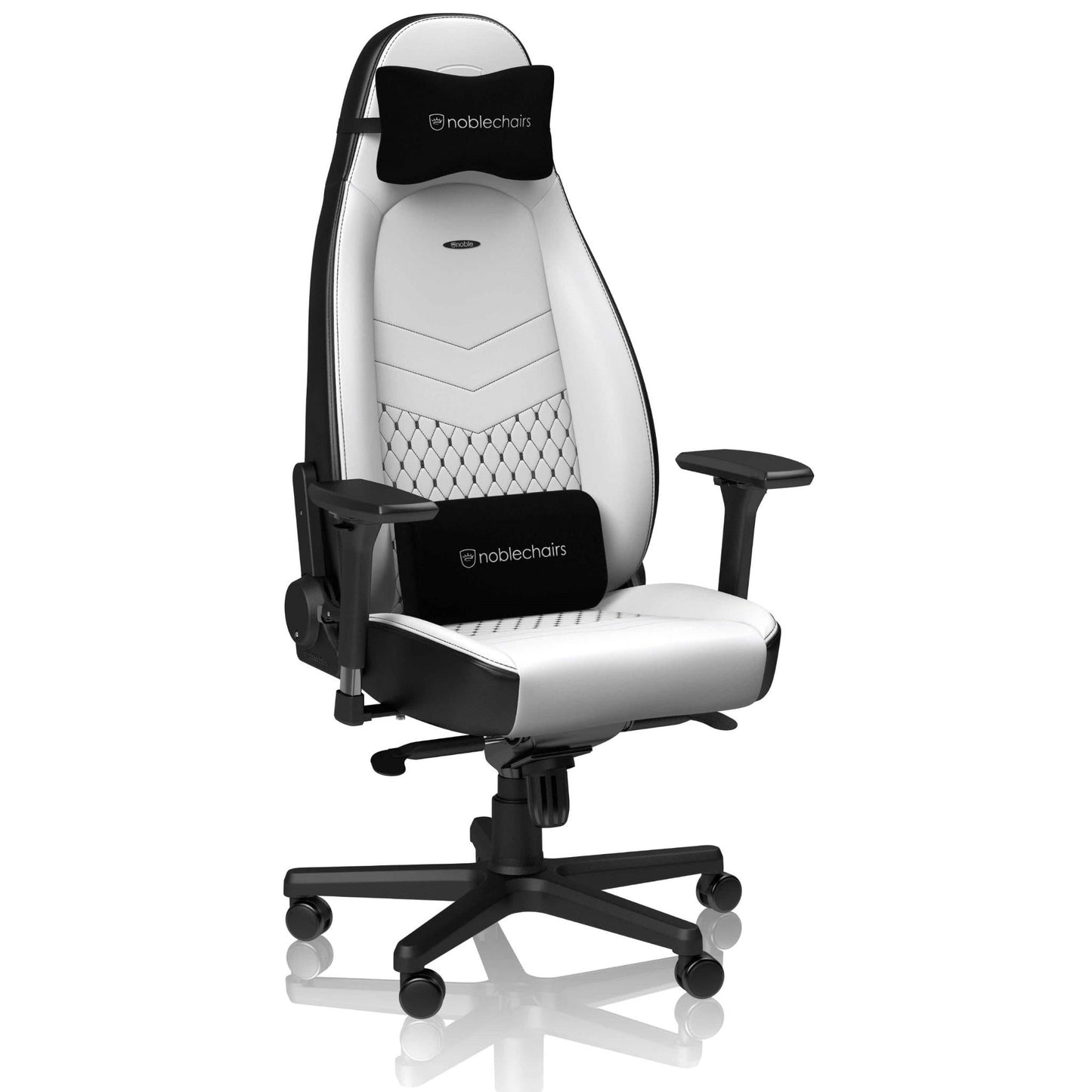 Noblechairs ICON Gaming Chair (White/Black)