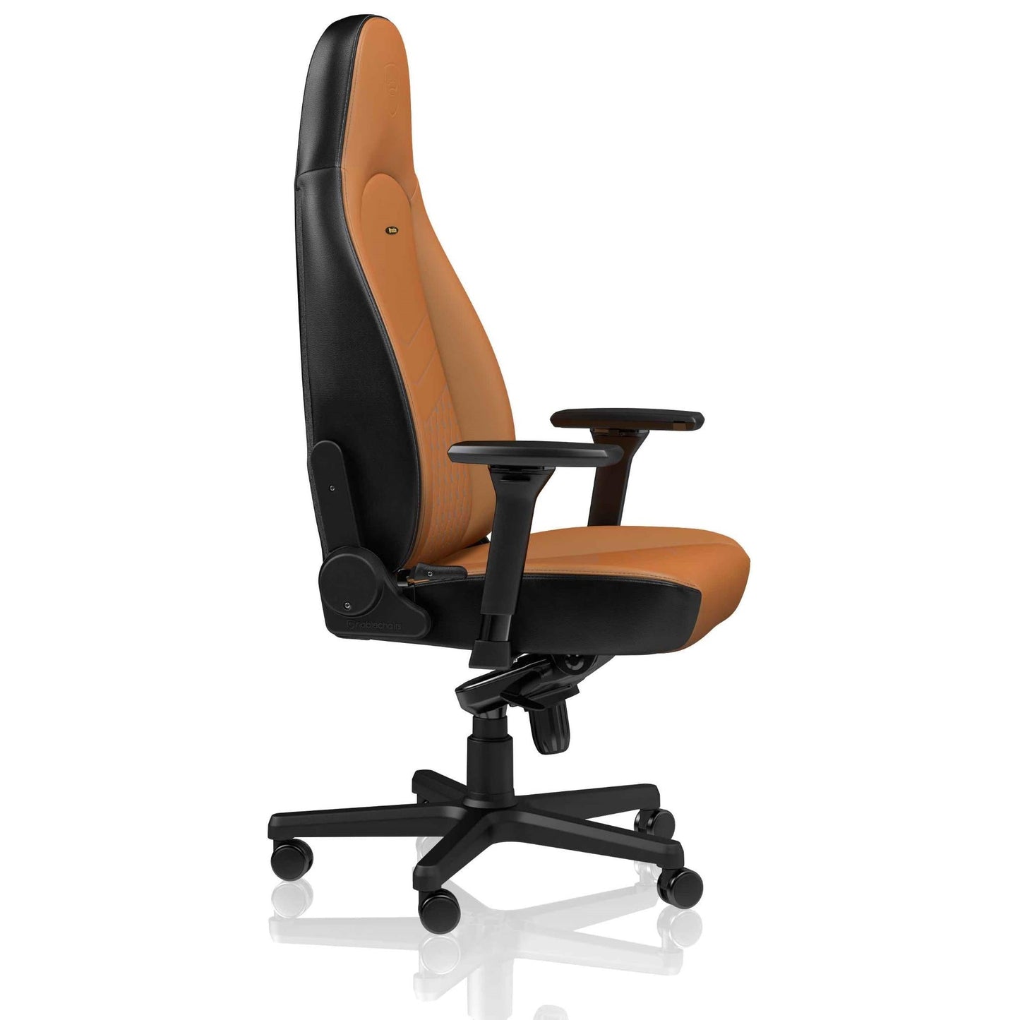 Noblechairs ICON Gaming Chair - Real Leather (Cognac/Black)