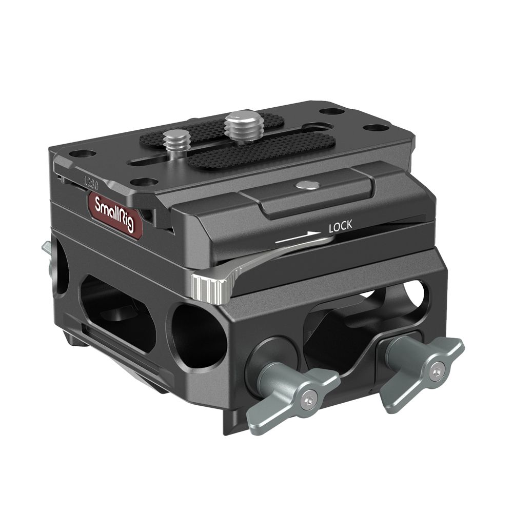 SmallRig Lightweight Baseplate with Dual 15mm Rod Clamp (magnesium alloy version) 3067
