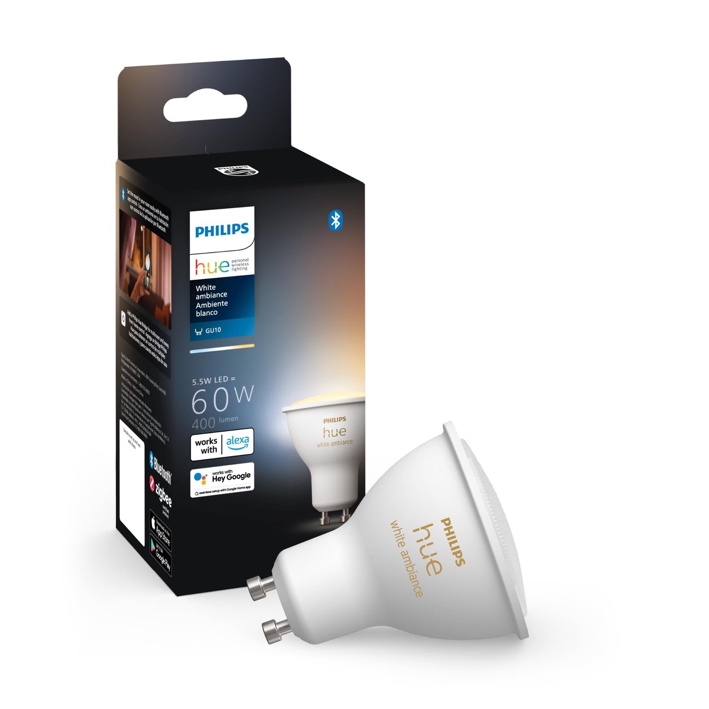 Philips Hue Colour GU10 Bluetooth Downlight V2 (2021)
