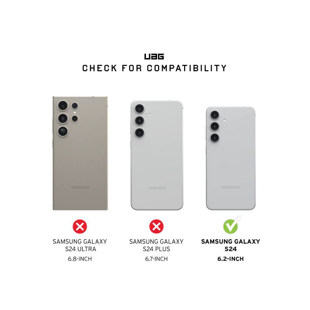 UAG Plyo for Samsung S24 (Ice)