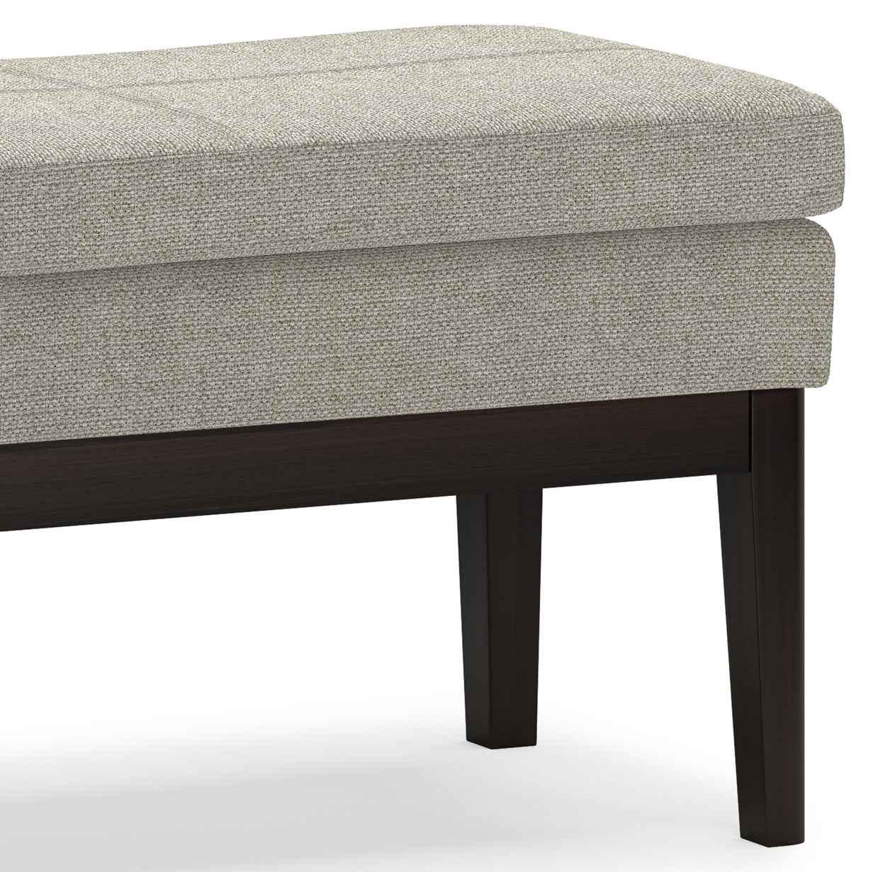 Nocturne 45.28" Ottoman Bench with Stitching Detail