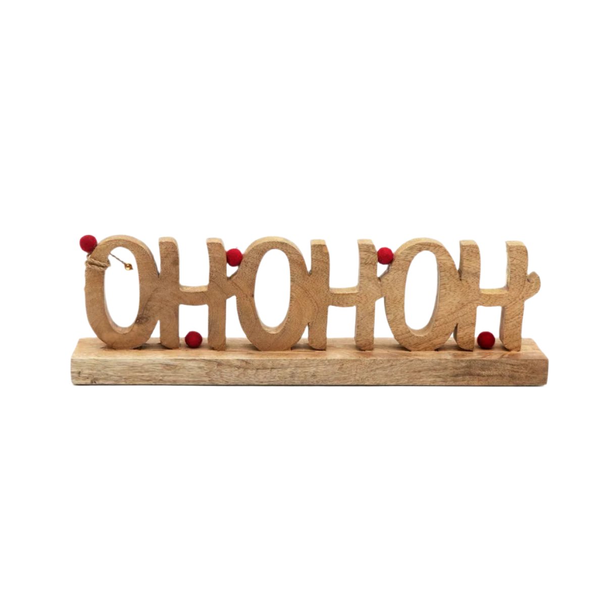 Ho Ho Ho Wooden Table Top Sign