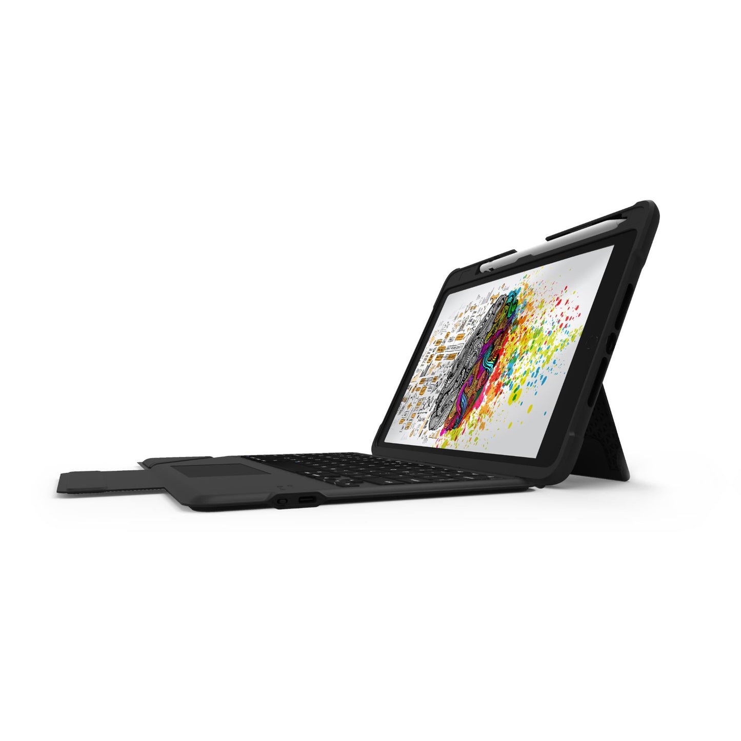 STM Dux Bluetooth Keyboard Case for iPad 7th/8th/9th gen (Black)