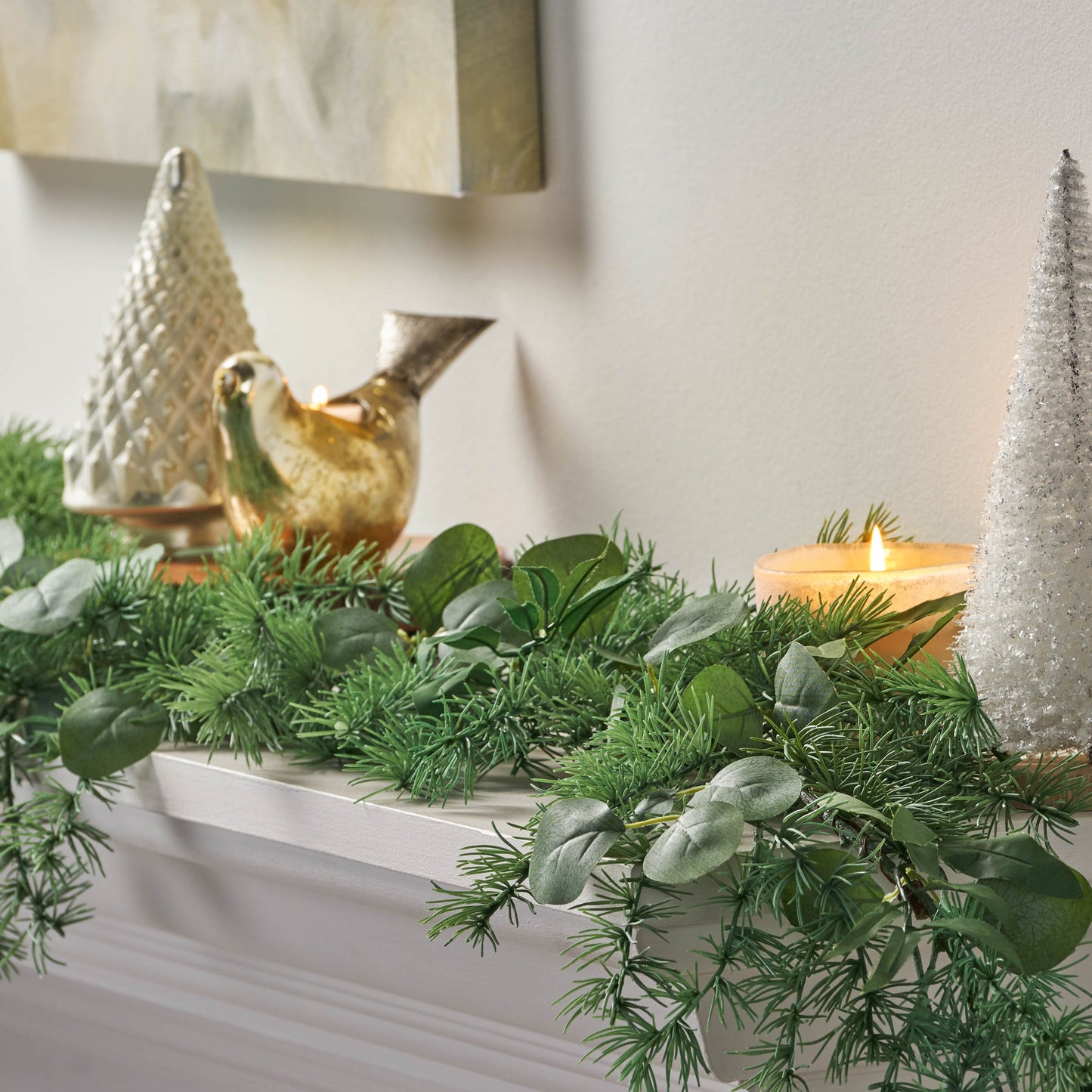 Quera 5.5 ft Leaves Garland