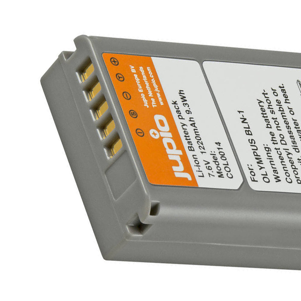 Jupio Li-Ion 7.6V 1220mAh Rechargeable Battery For Olympus BLN-1 Camera