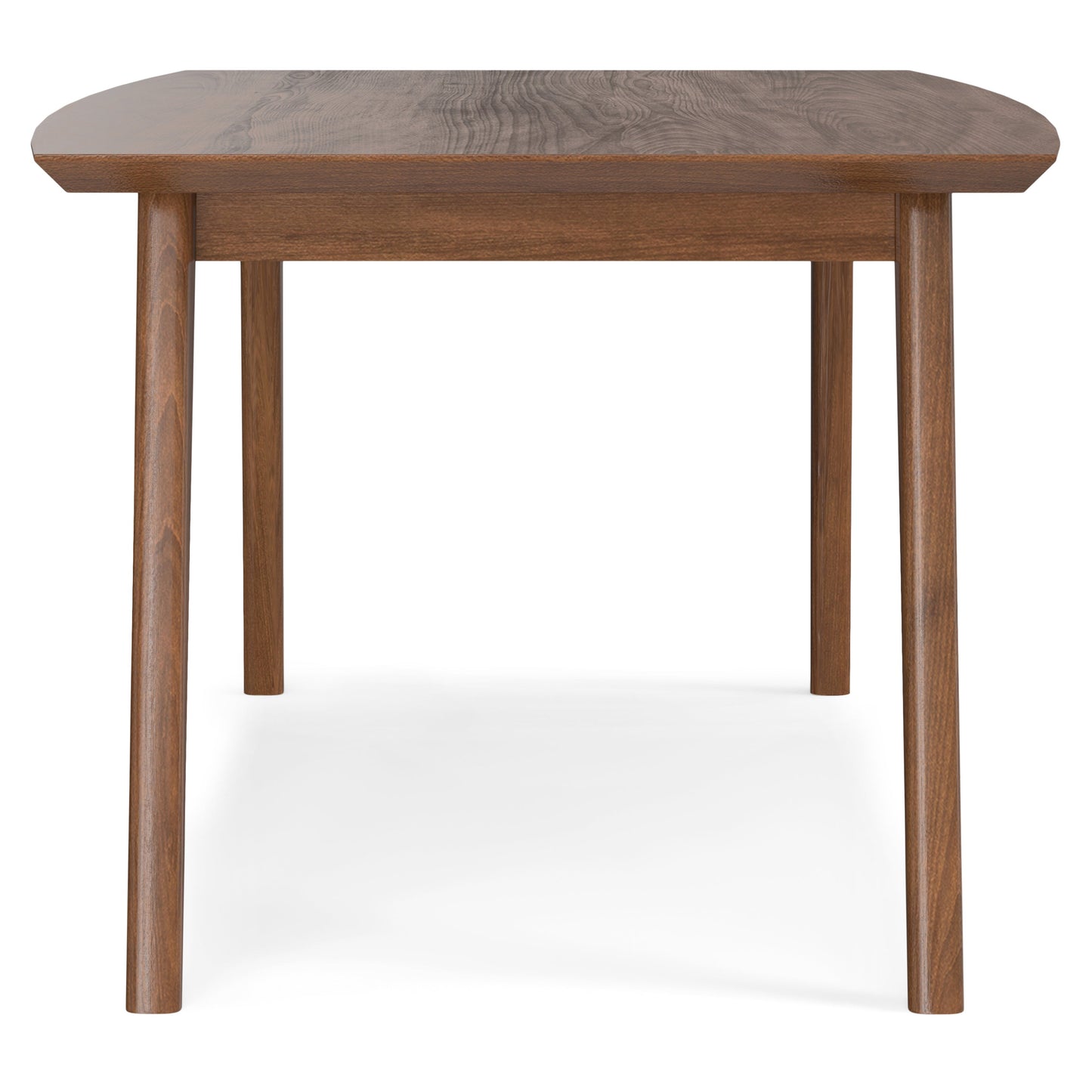 Delightful Rectangular Dining Table with Boat Shaped Top