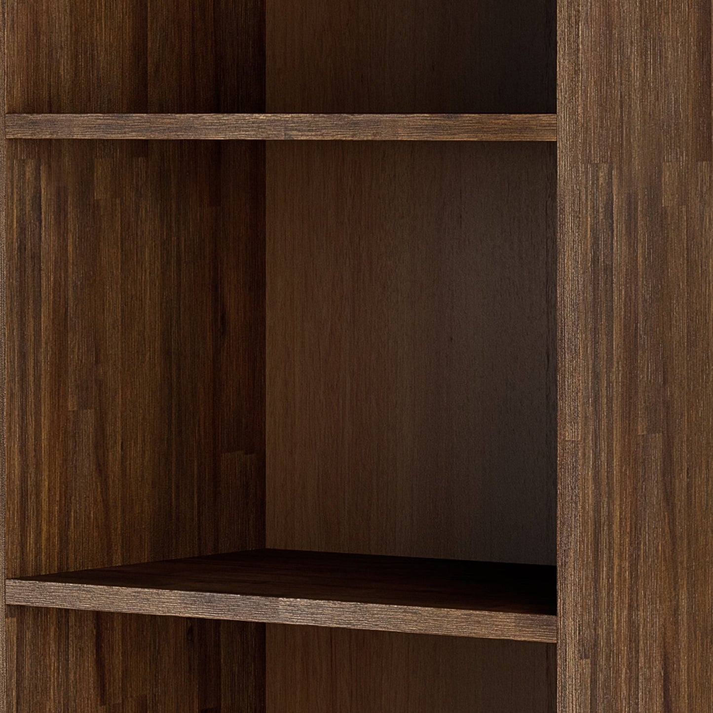 Bookcase with 3 Shelves and 2 Doors