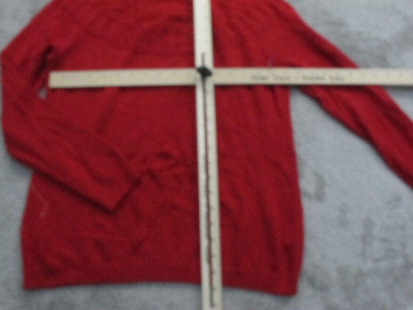 Talbots Womens Pullover Sweater Knitted Long Sleeves Crew Neck Red Size Medium