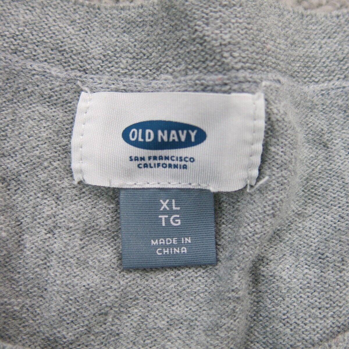 Old Navy Womens Sweater Pullover Crew Neck  Long Sleeves Gray Size XL