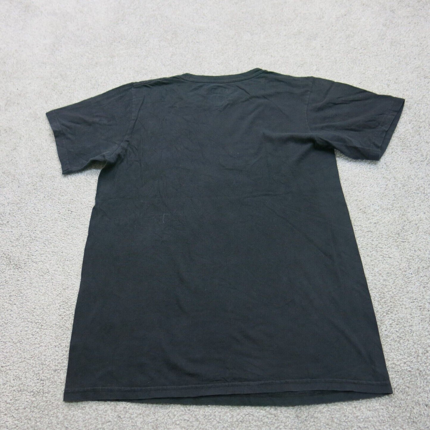 Nike Mens The Go To T Shirt Crew Neck Short Sleeves Graphic Print Black SZ Small