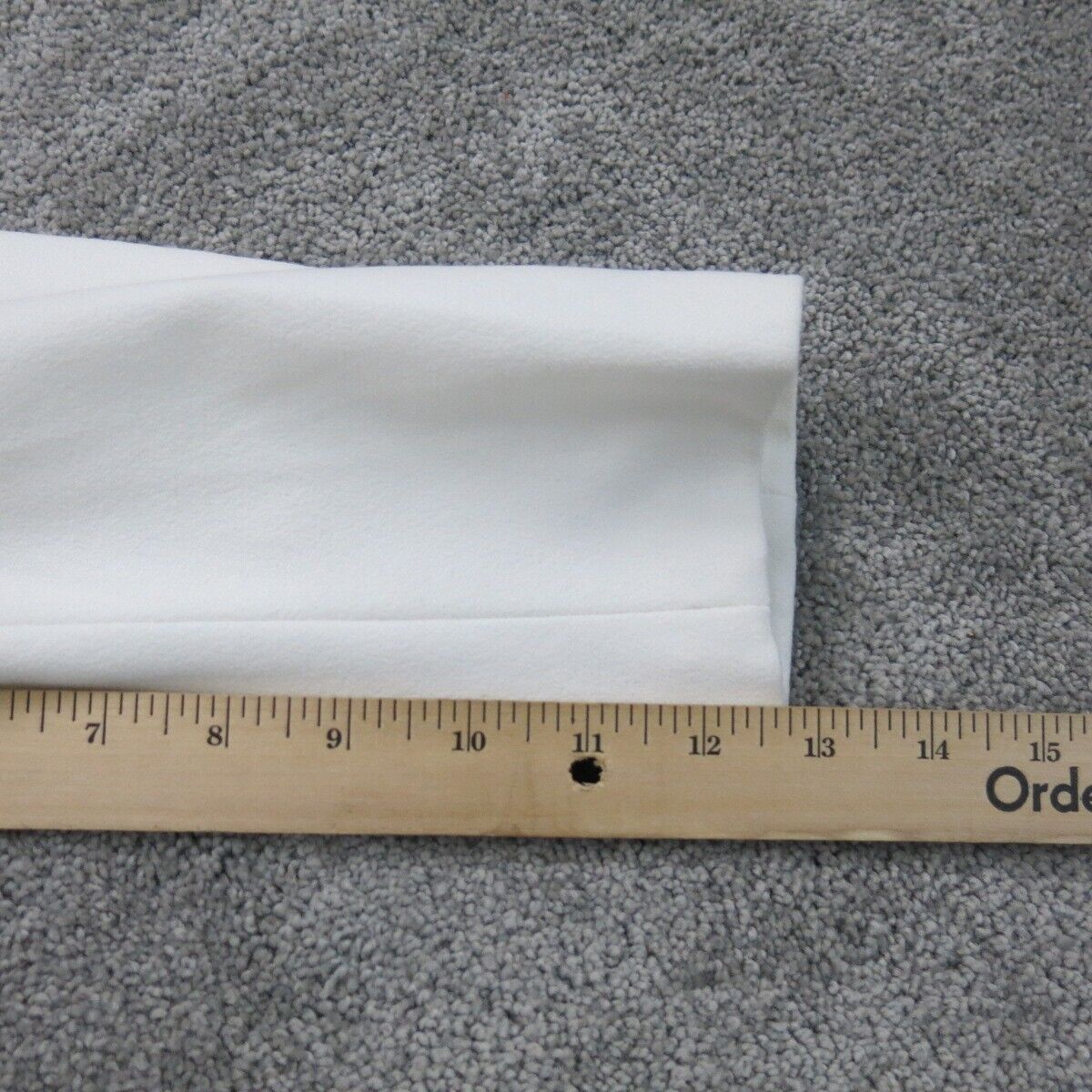 Zara Womens Scrub Jackets Crew Neck Long Sleeve Pockets White Size Medium