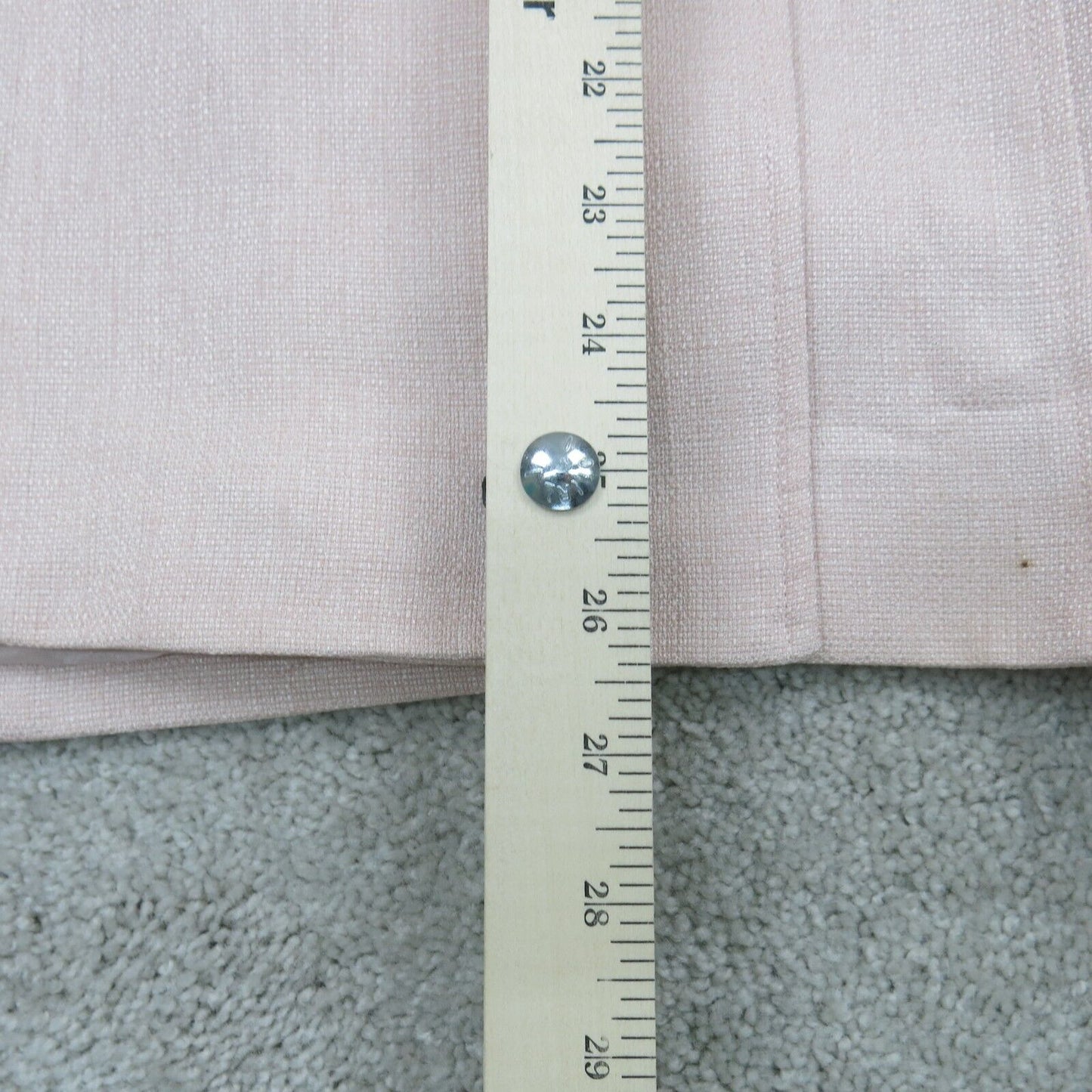 Tahari Womens Double Breasted Pea Coat Long Sleeve Light Pink Size 18
