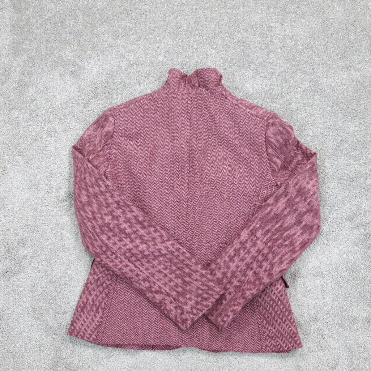 J. Crew Womens Pea Coat Jacket Front Button Long Sleeves Pockets Pink Size 4